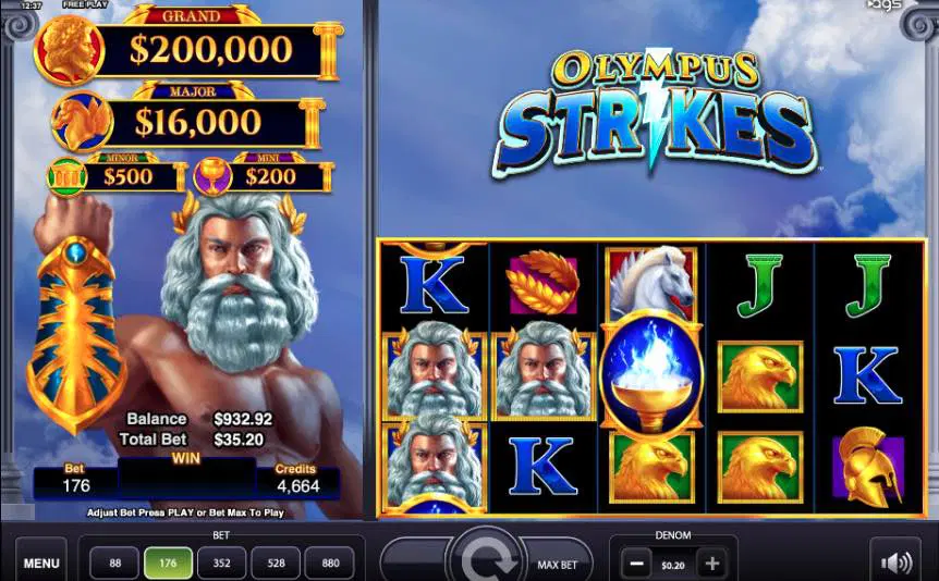 Complete Olympus Strikes Slot Machine How to Play